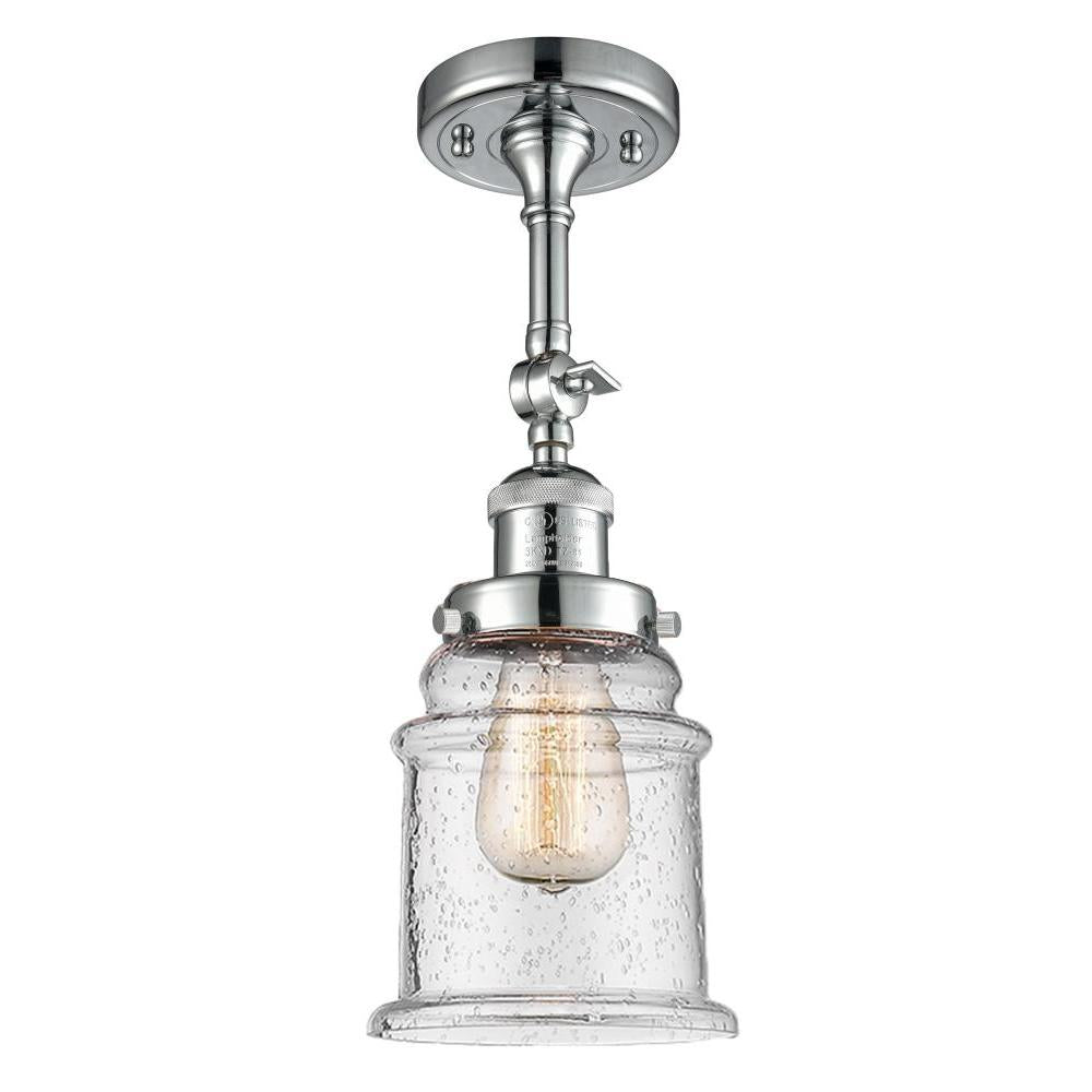 Canton - 1 Light - 6 inch - Polished Chrome - Adjustable Semi-Flush Mount