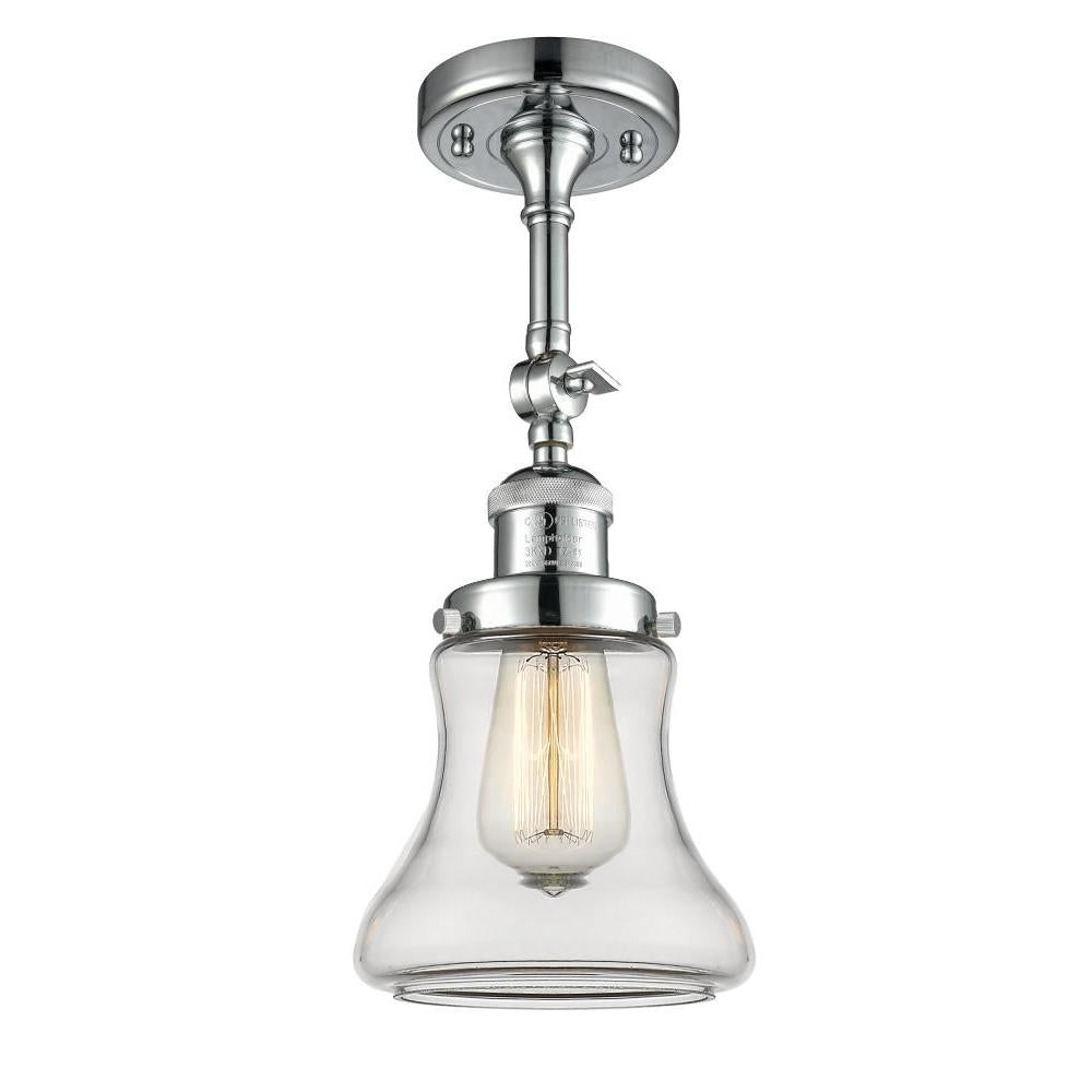 Bellmont - 1 Light - 6 inch - Polished Chrome - Adjustable Semi-Flush Mount