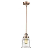 Canton - 1 Light - 7 inch - Antique Copper - Stem Hung - Mini Pendant