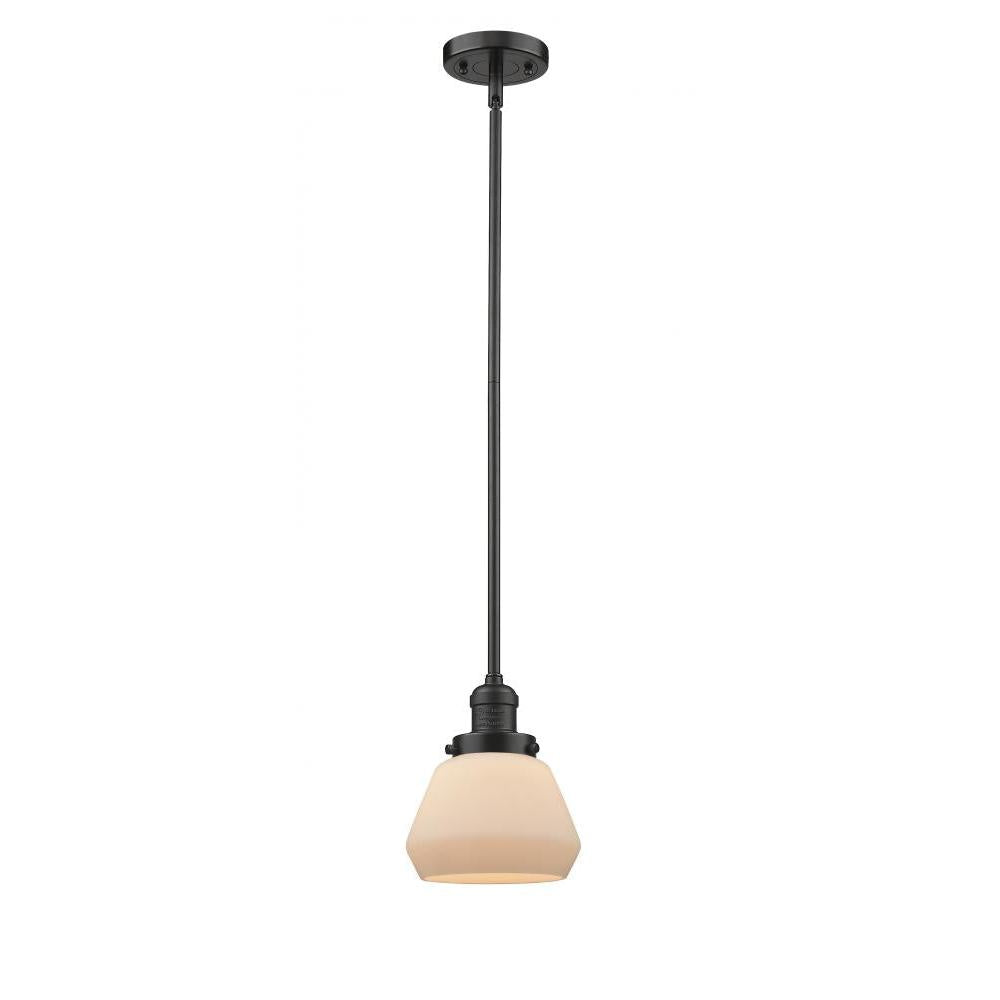 Fulton - 1 Light - 7 inch - Oil Rubbed Bronze - Stem Hung - Mini Pendant