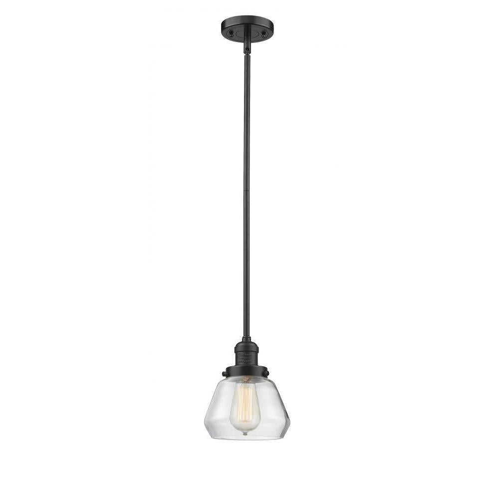 Fulton - 1 Light - 7 inch - Oil Rubbed Bronze - Stem Hung - Mini Pendant
