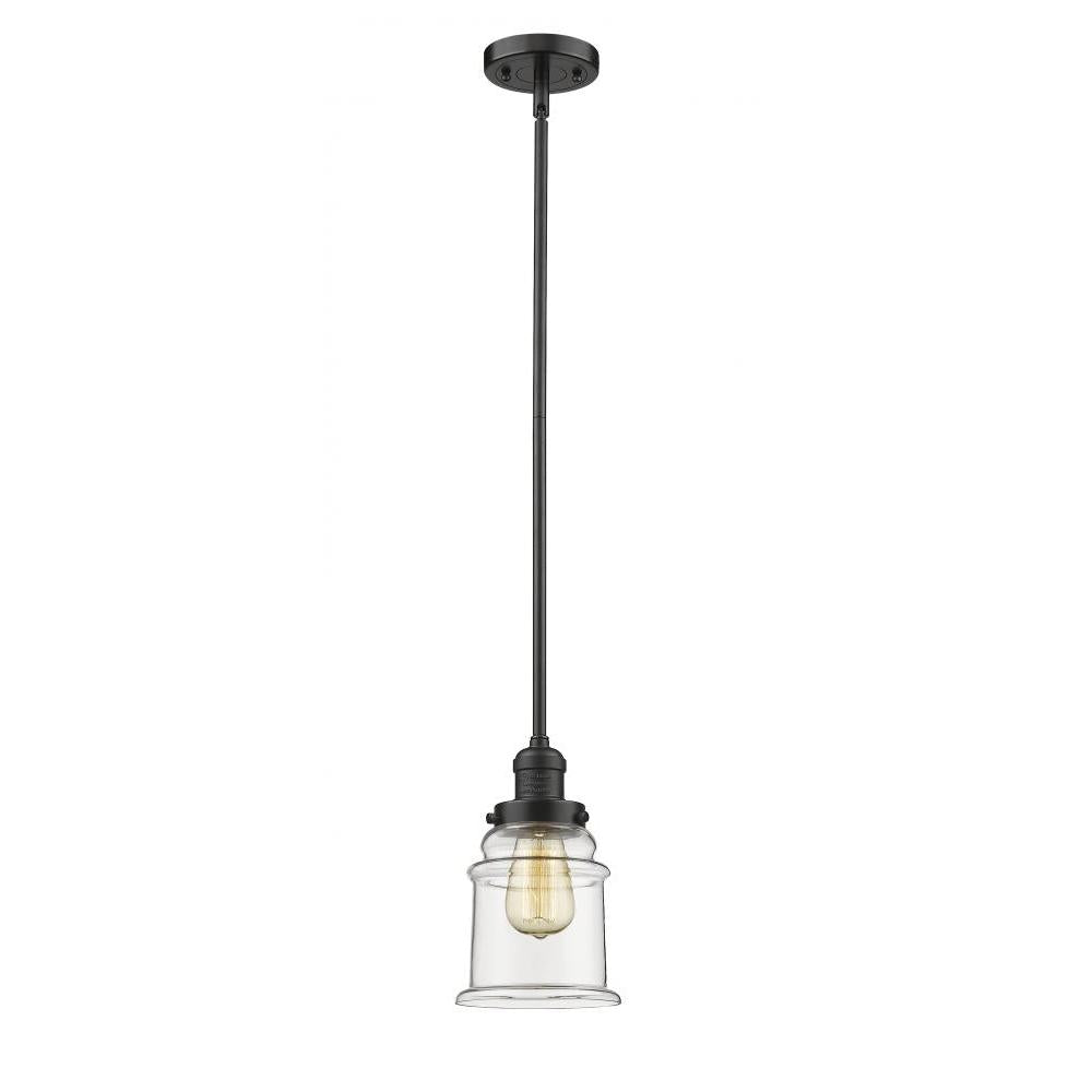 Canton - 1 Light - 7 inch - Oil Rubbed Bronze - Stem Hung - Mini Pendant