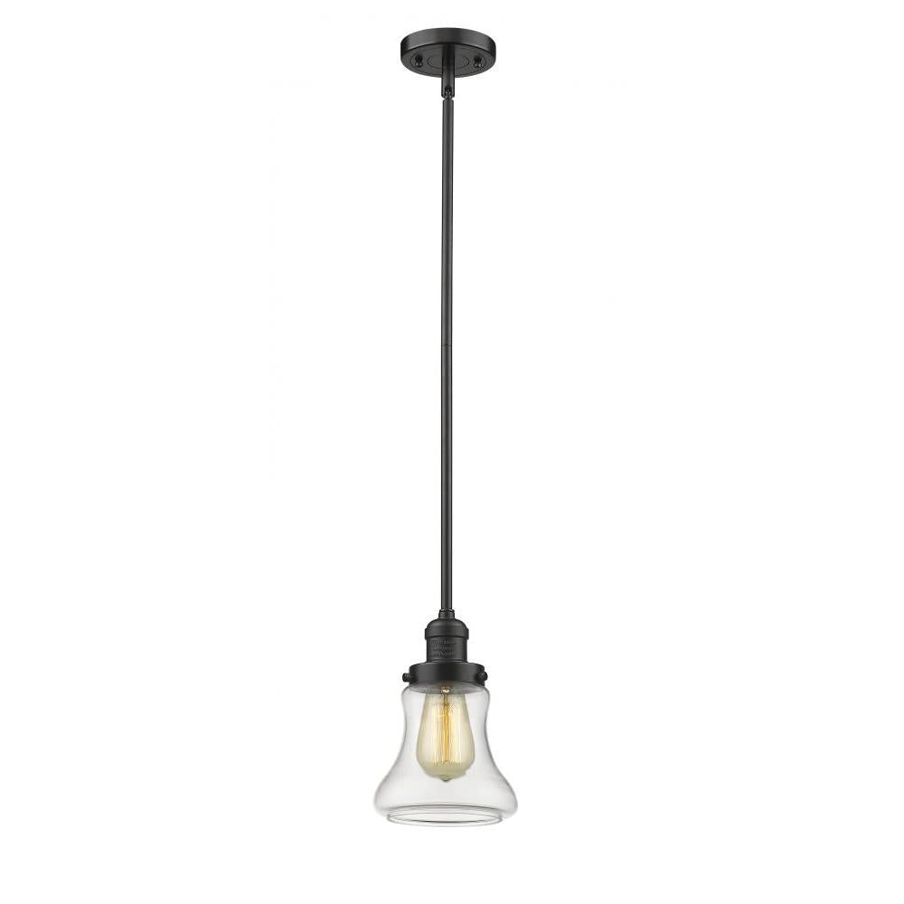 Bellmont - 1 Light - 7 inch - Oil Rubbed Bronze - Stem Hung - Mini Pendant