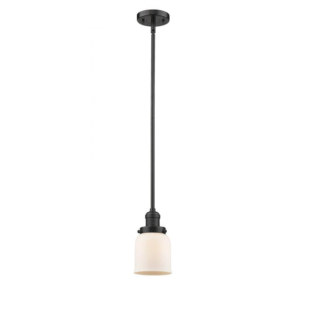 Bell - 1 Light - 5 inch - Oil Rubbed Bronze - Stem Hung - Mini Pendant