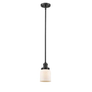 Bell - 1 Light - 5 inch - Oil Rubbed Bronze - Stem Hung - Mini Pendant
