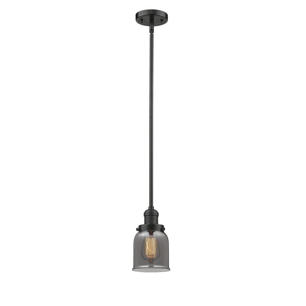 Bell - 1 Light - 5 inch - Oil Rubbed Bronze - Stem Hung - Mini Pendant