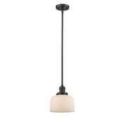 Bell - 1 Light - 8 inch - Oil Rubbed Bronze - Stem Hung - Mini Pendant