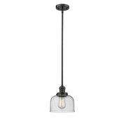 Bell - 1 Light - 8 inch - Oil Rubbed Bronze - Stem Hung - Mini Pendant