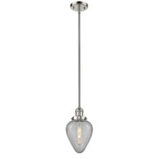 Geneseo - 1 Light - 7 inch - Polished Nickel - Stem Hung - Mini Pendant
