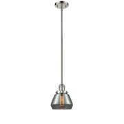Fulton - 1 Light - 7 inch - Polished Nickel - Stem Hung - Mini Pendant