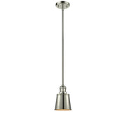 Addison - 1 Light - 5 inch - Polished Nickel - Stem Hung - Mini Pendant