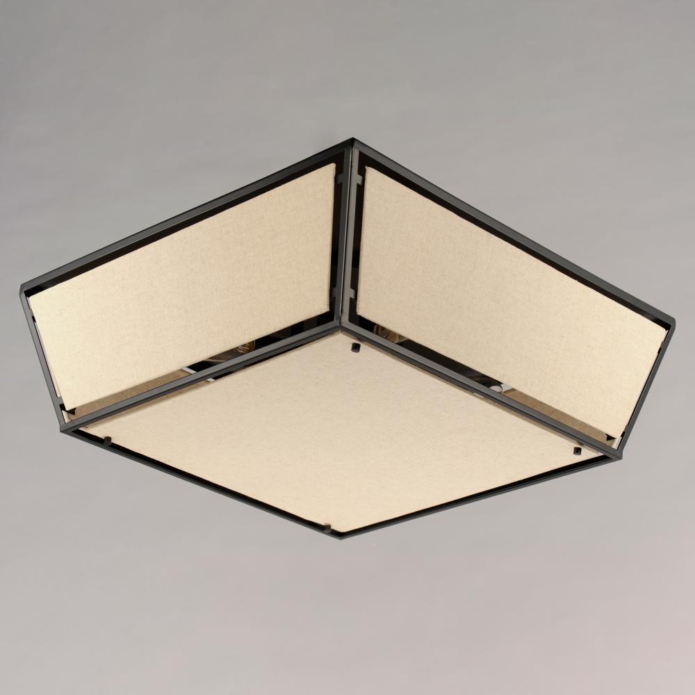 Maxim Lighting MONTAUK 20260FTCVBK Flush Mount Nautical - Black