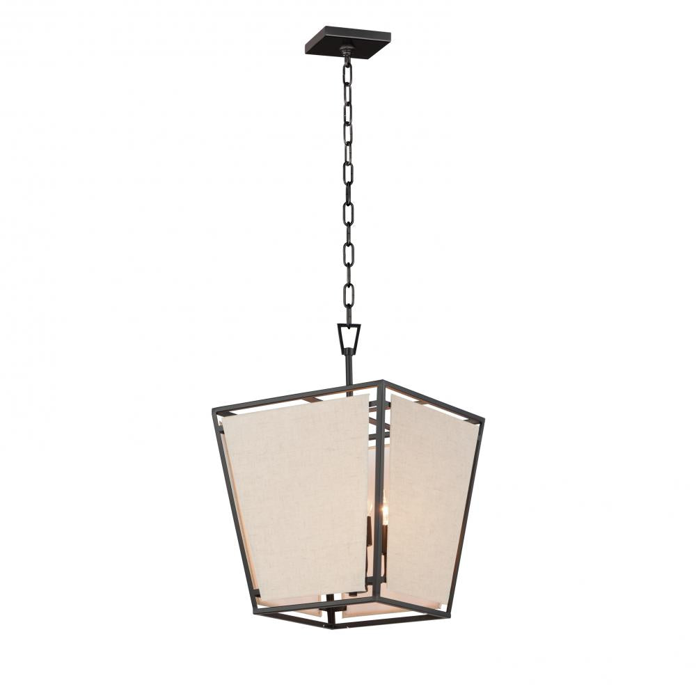 Montauk Inch 4 Light Pendant – Black