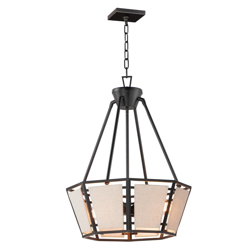 Maxim Lighting MONTAUK 20265CVBK Chandelier Nautical - Black