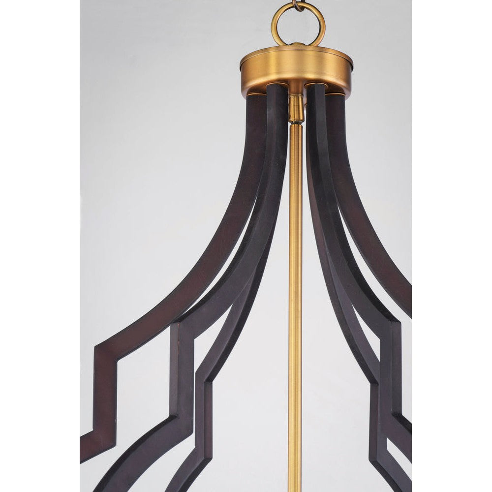 Maxim Lighting CREST 20296OIAB Chandelier Americana - Antique Brass