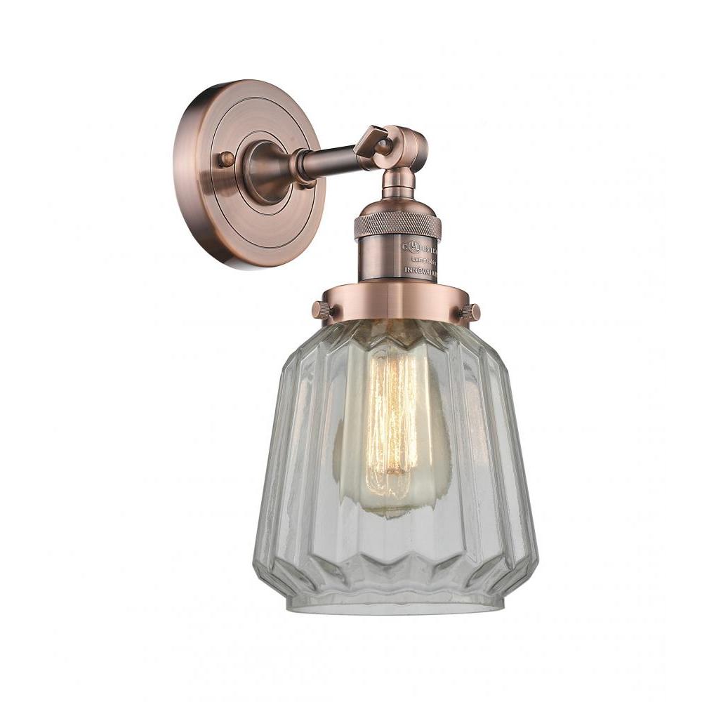 Chatham - 1 Light - 7 inch - Antique Copper - Adjustable Sconce