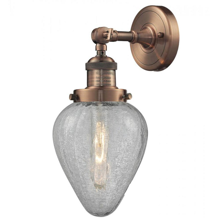 Geneseo - 1 Light - 7 inch - Antique Copper - Adjustable Sconce
