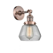 Fulton - 1 Light - 7 inch - Antique Copper - Adjustable Sconce