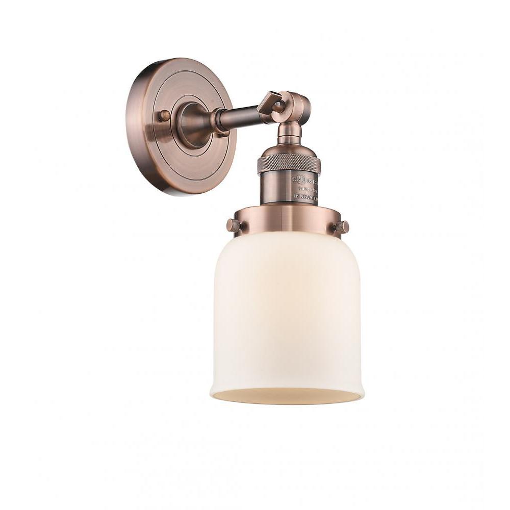 Bell - 1 Light - 5 inch - Antique Copper - Adjustable Sconce