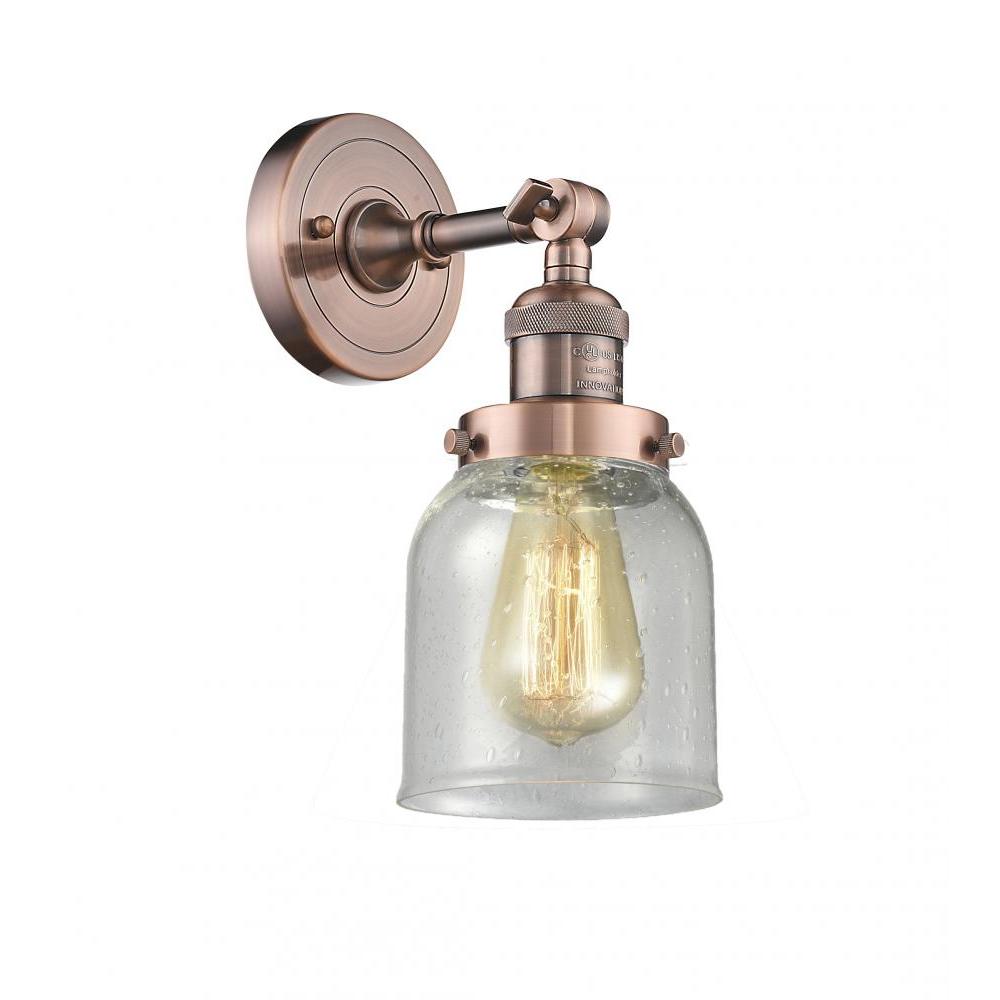 Bell - 1 Light - 5 inch - Antique Copper - Adjustable Sconce
