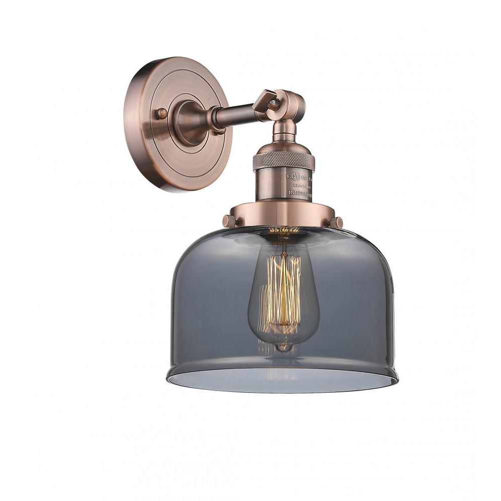 Bell - 1 Light - 8 inch - Antique Copper - Adjustable Sconce