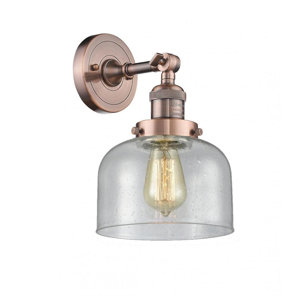 Bell - 1 Light - 8 inch - Antique Copper - Adjustable Sconce