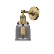Bell - 1 Light - 5 inch - Brushed Brass - Adjustable Sconce