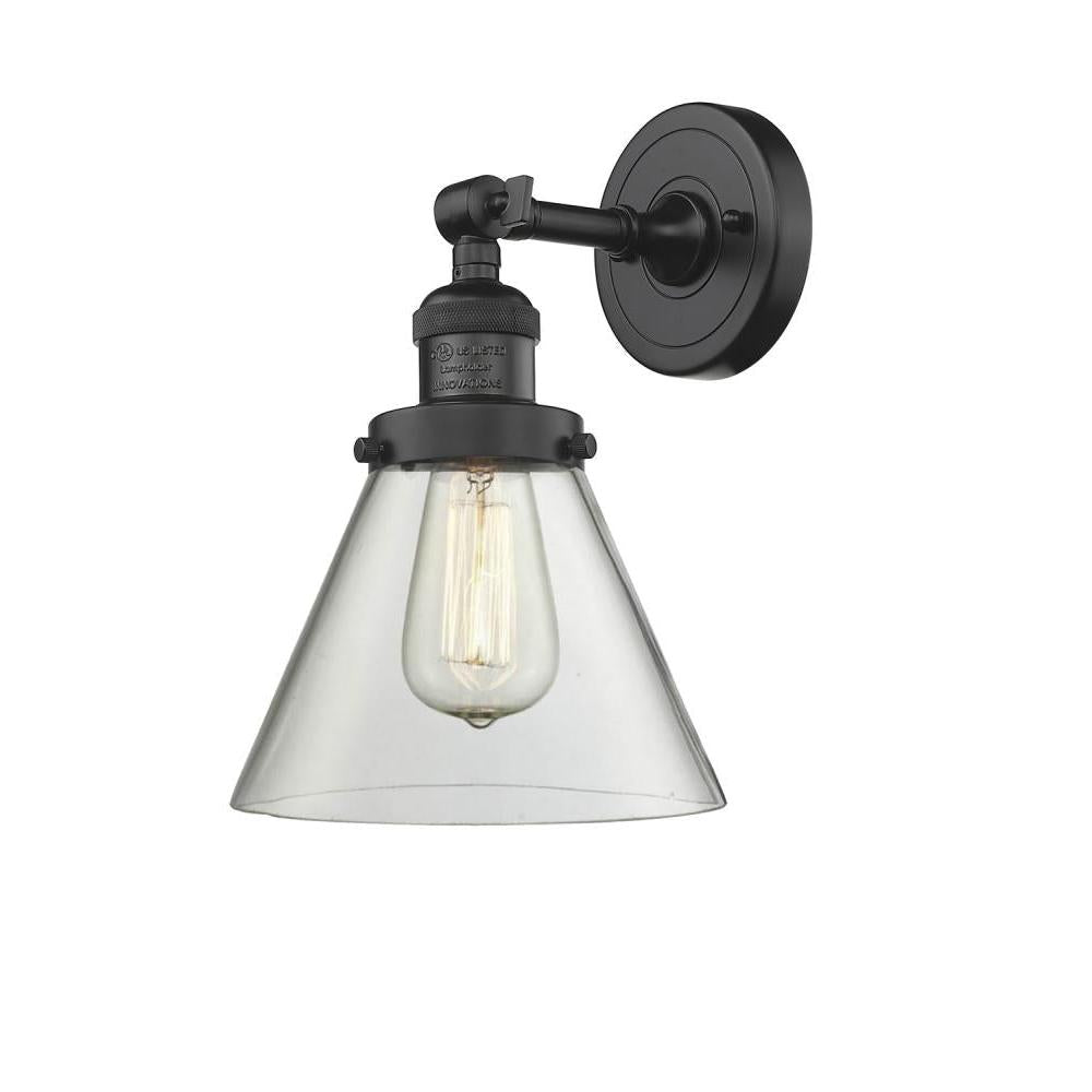 Cone - 1 Light - 8 inch - Oil Rubbed Bronze - Adjustable Sconce