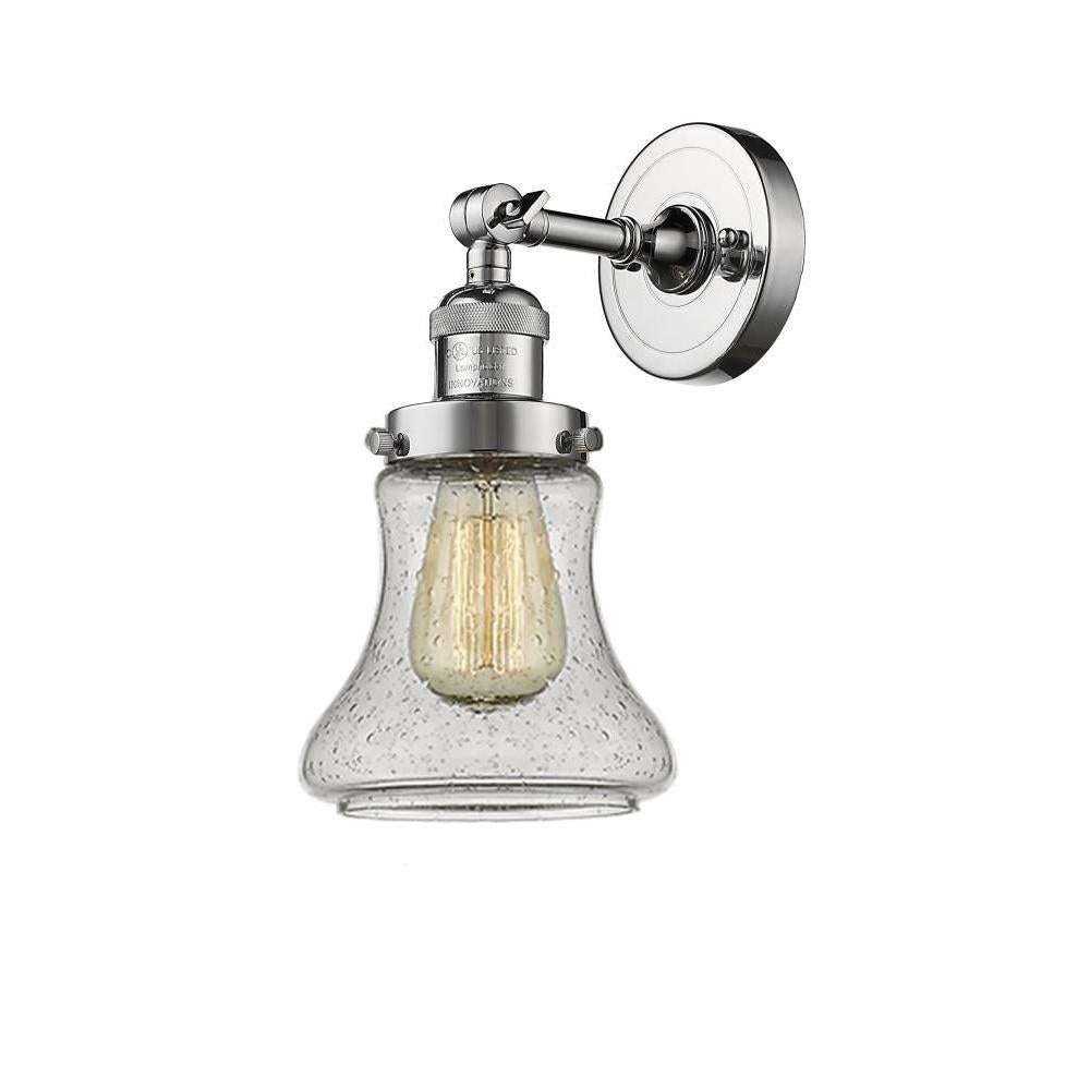Bellmont - 1 Light - 7 inch - Polished Chrome - Adjustable Sconce