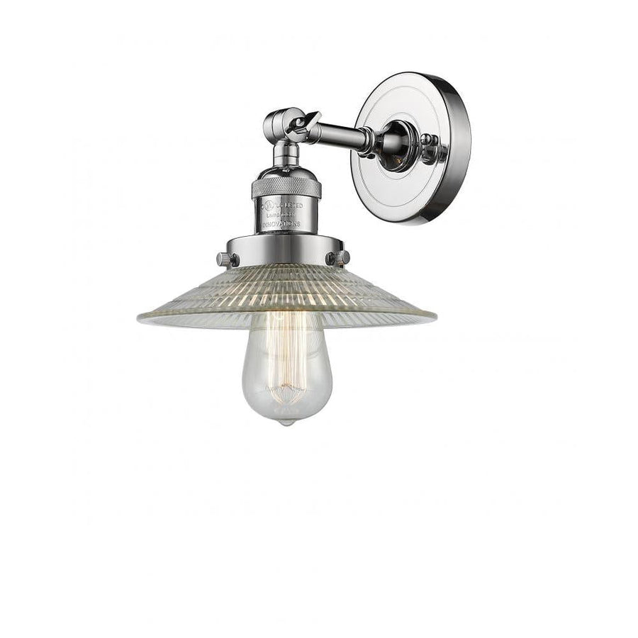Halophane - 1 Light - 9 inch - Polished Chrome - Adjustable Sconce