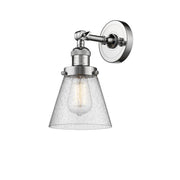 Cone - 1 Light - 6 inch - Polished Chrome - Adjustable Sconce