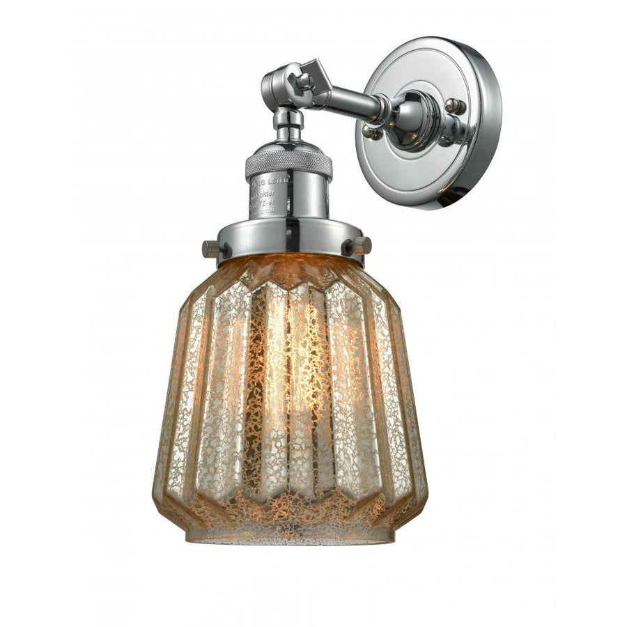 Chatham - 1 Light - 7 inch - Polished Nickel - Adjustable Sconce