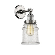 Canton - 1 Light - 7 inch - Polished Nickel - Adjustable Sconce