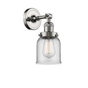 Bell - 1 Light - 5 inch - Polished Nickel - Adjustable Sconce