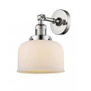Bell - 1 Light - 8 inch - Polished Nickel - Adjustable Sconce