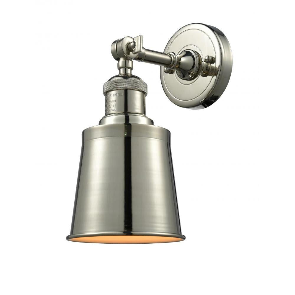 Addison - 1 Light - 5 inch - Polished Nickel - Adjustable Sconce
