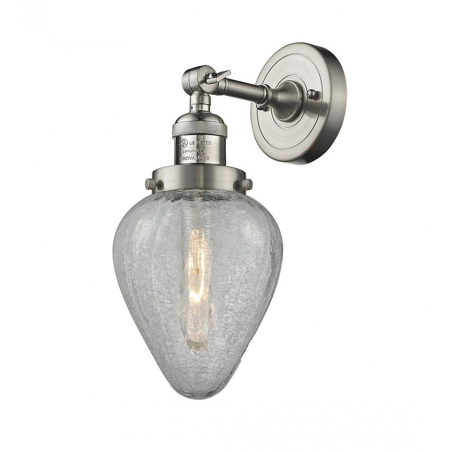 Geneseo - 1 Light - 7 inch - Brushed Satin Nickel - Adjustable Sconce