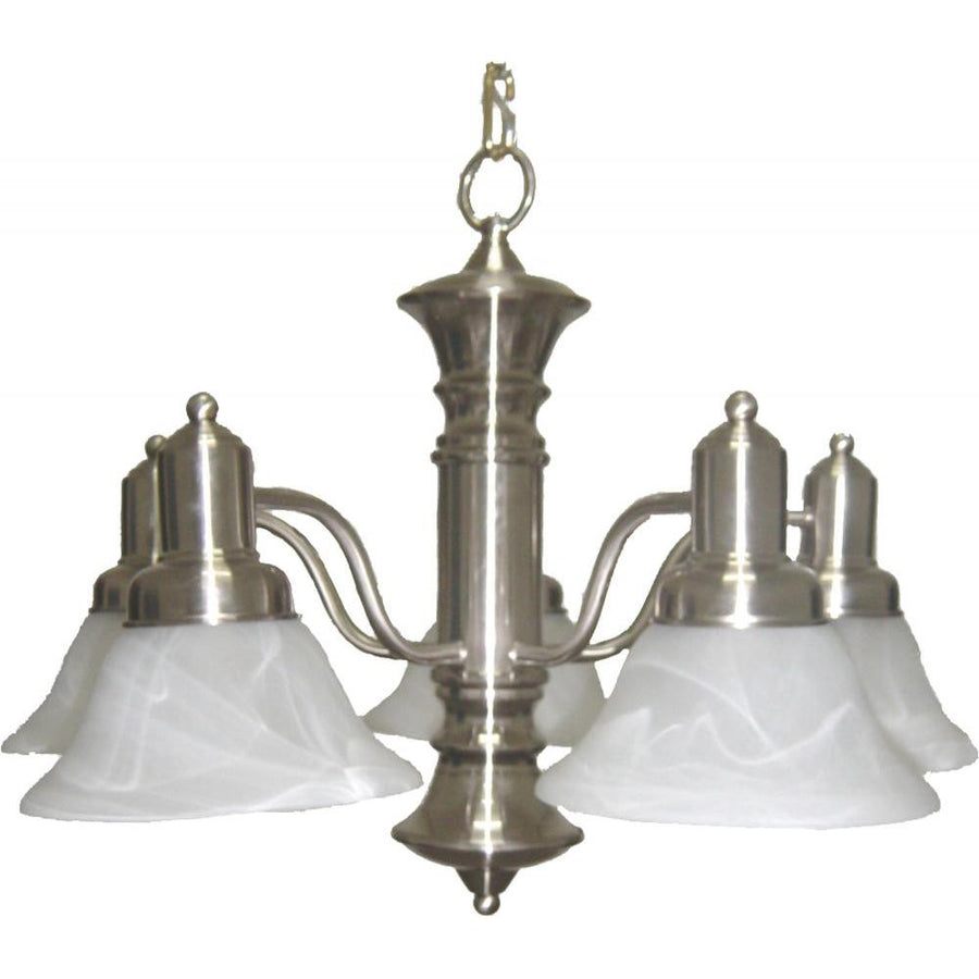 Maxim Lighting 20325MRSN Newburg 24.75 Inch Down Light Chandelier – Satin Nickel