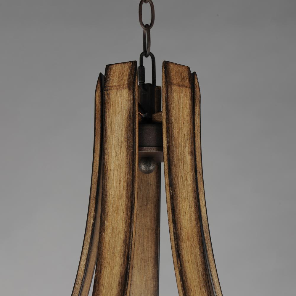 Maxim Lighting BASQUE 20345DWAR Chandelier - Wood