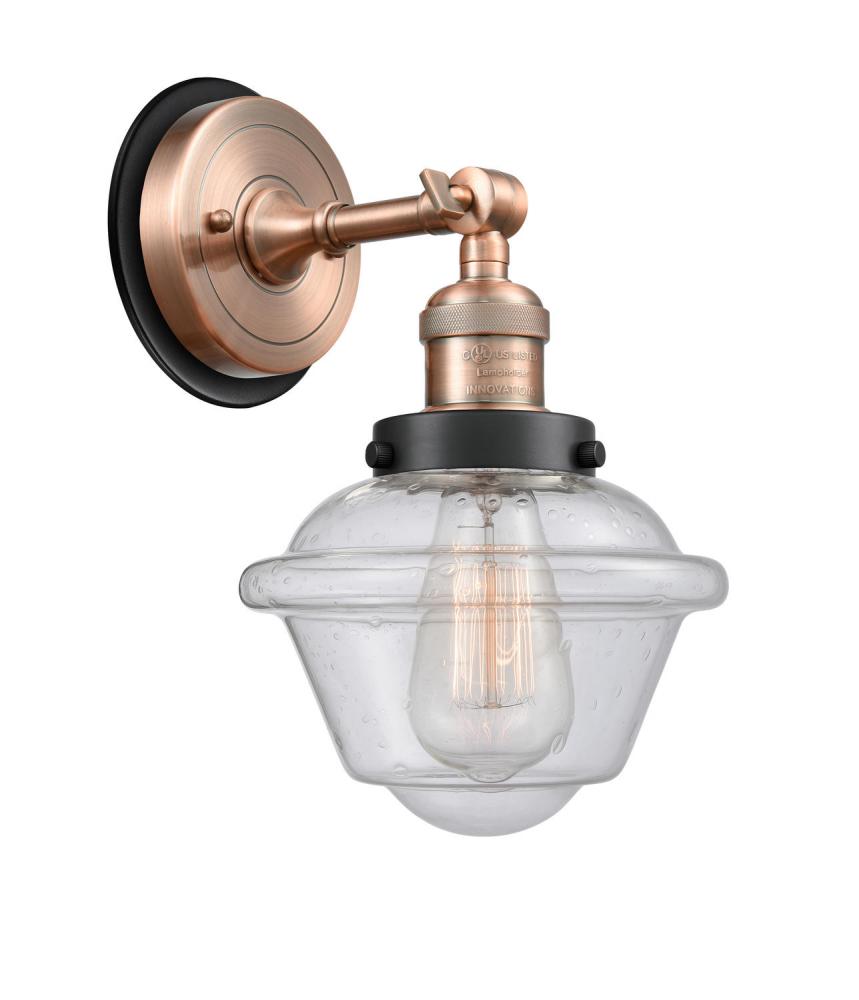 Innovations Lighting OXFORD 203AC-BPBK-HRBK-G534 Sconce Traditional - Copper