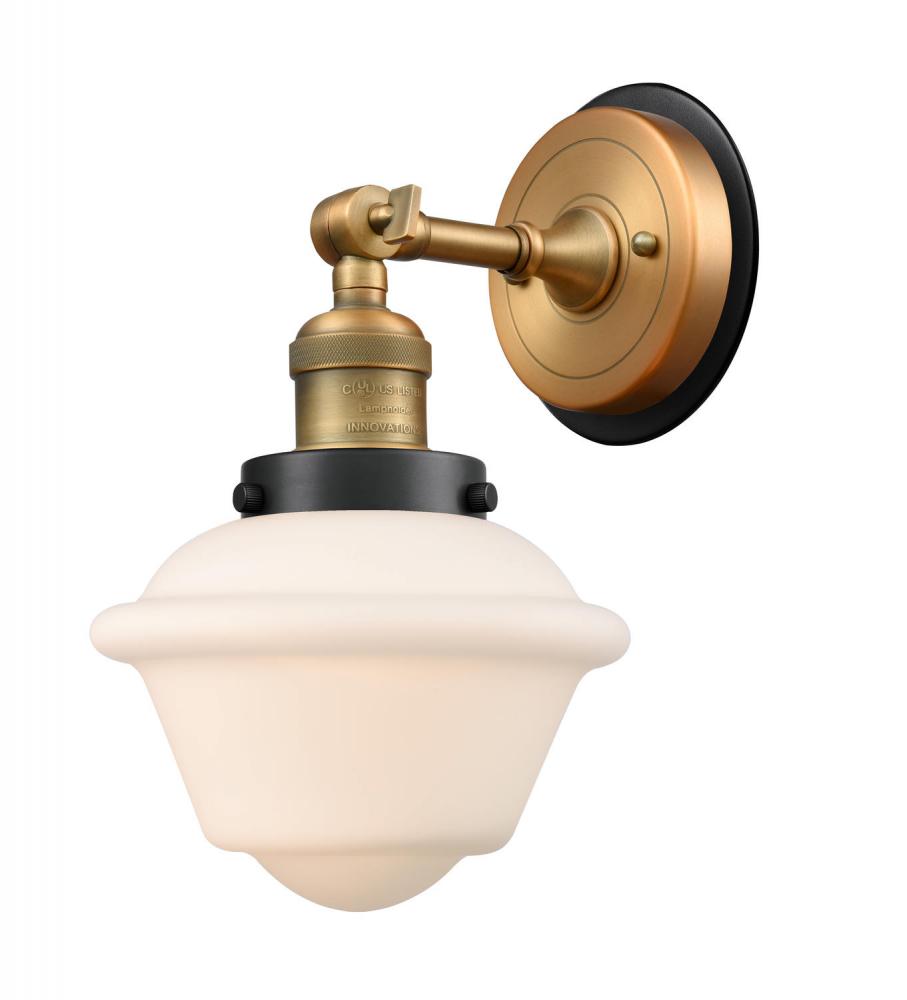 Innovations Lighting OXFORD 203BB-BPBK-HRBK-G531 Sconce Traditional - Brass