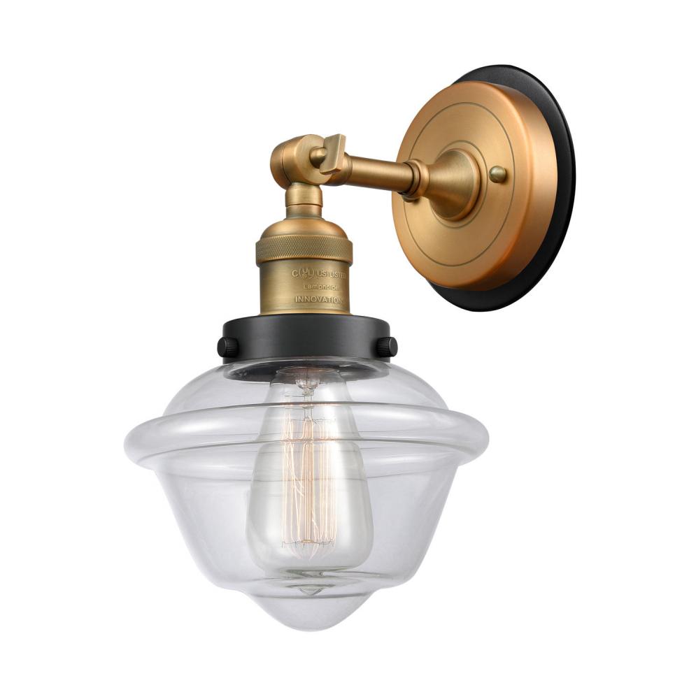 Innovations Lighting OXFORD 203BB-BPBK-HRBK-G532 Sconce Traditional - Brass