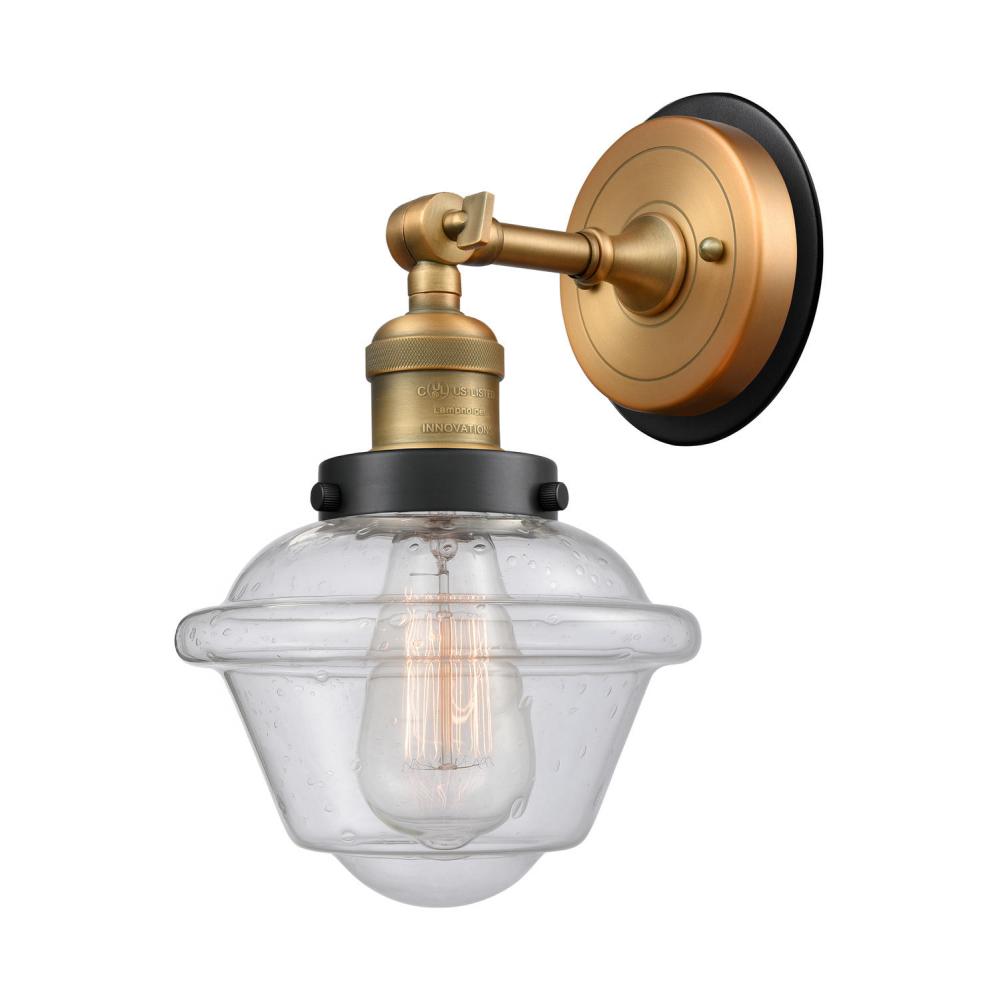 Innovations Lighting OXFORD 203BB-BPBK-HRBK-G534 Sconce Traditional - Brass