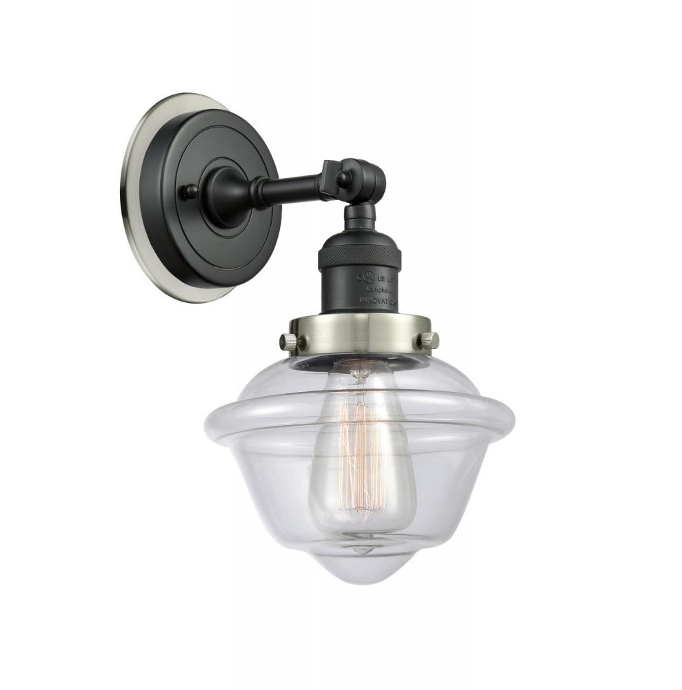 Innovations Lighting OXFORD 203BK-BPSN-HRSN-G532 Sconce Traditional - Black