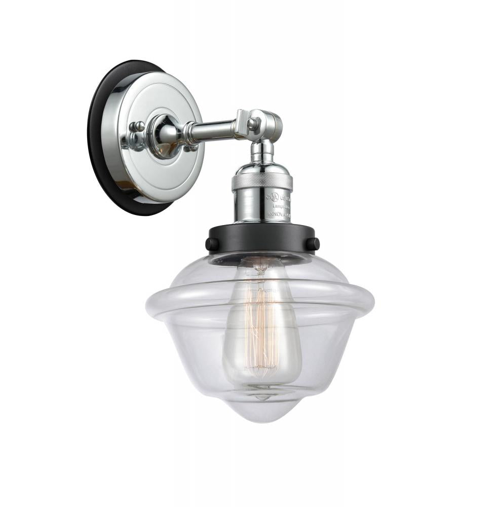 Innovations Lighting OXFORD 203PC-BPBK-HRBK-G532 Sconce Traditional - Chrome