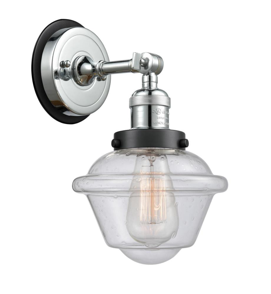 Innovations Lighting OXFORD 203PC-BPBK-HRBK-G534 Sconce Traditional - Chrome