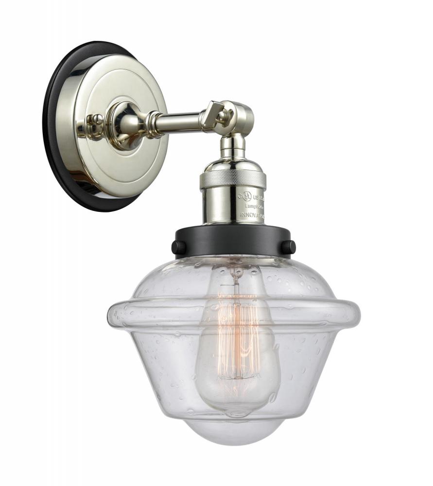 Innovations Lighting OXFORD 203PN-BPBK-HRBK-G534 Sconce Traditional - Nickel