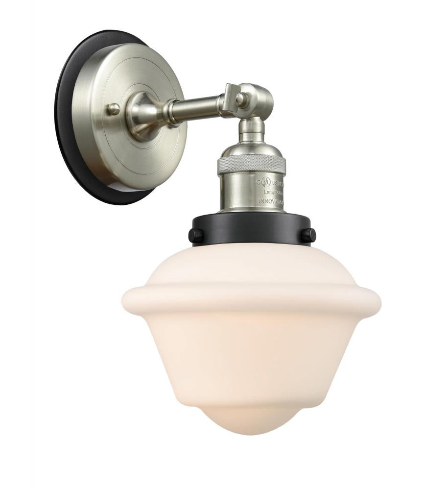 Innovations Lighting OXFORD 203SN-BPBK-HRBK-G531 Sconce Traditional - Nickel