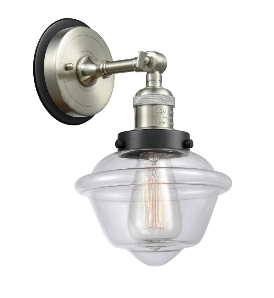 Innovations Lighting OXFORD 203SN-BPBK-HRBK-G532 Sconce Traditional - Nickel