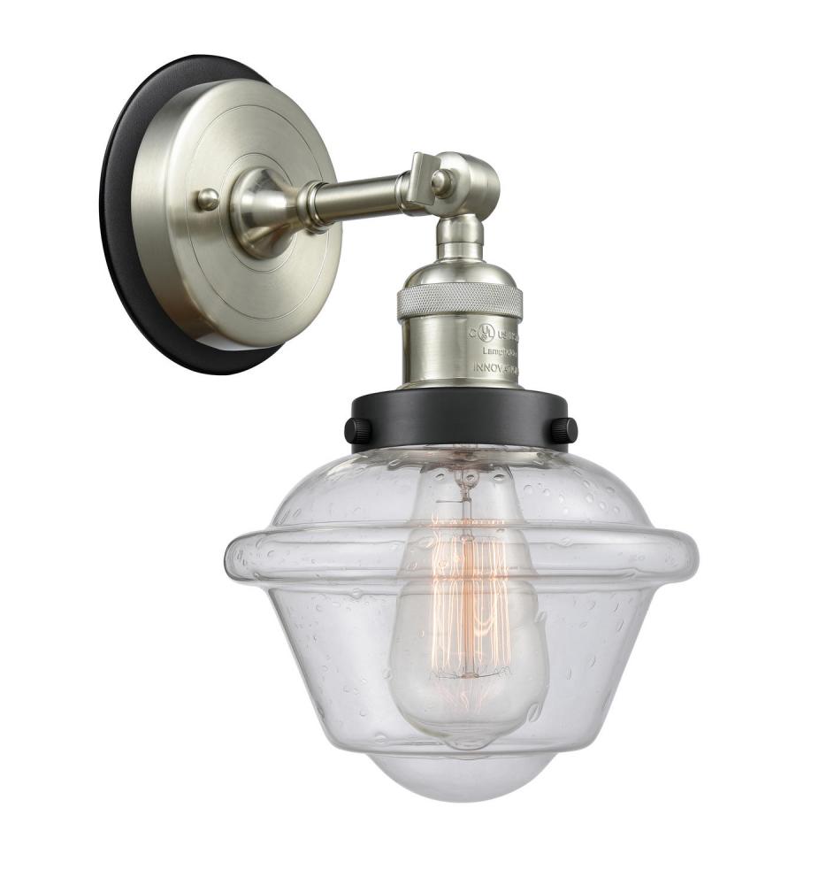 Innovations Lighting OXFORD 203SN-BPBK-HRBK-G534 Sconce Traditional - Nickel